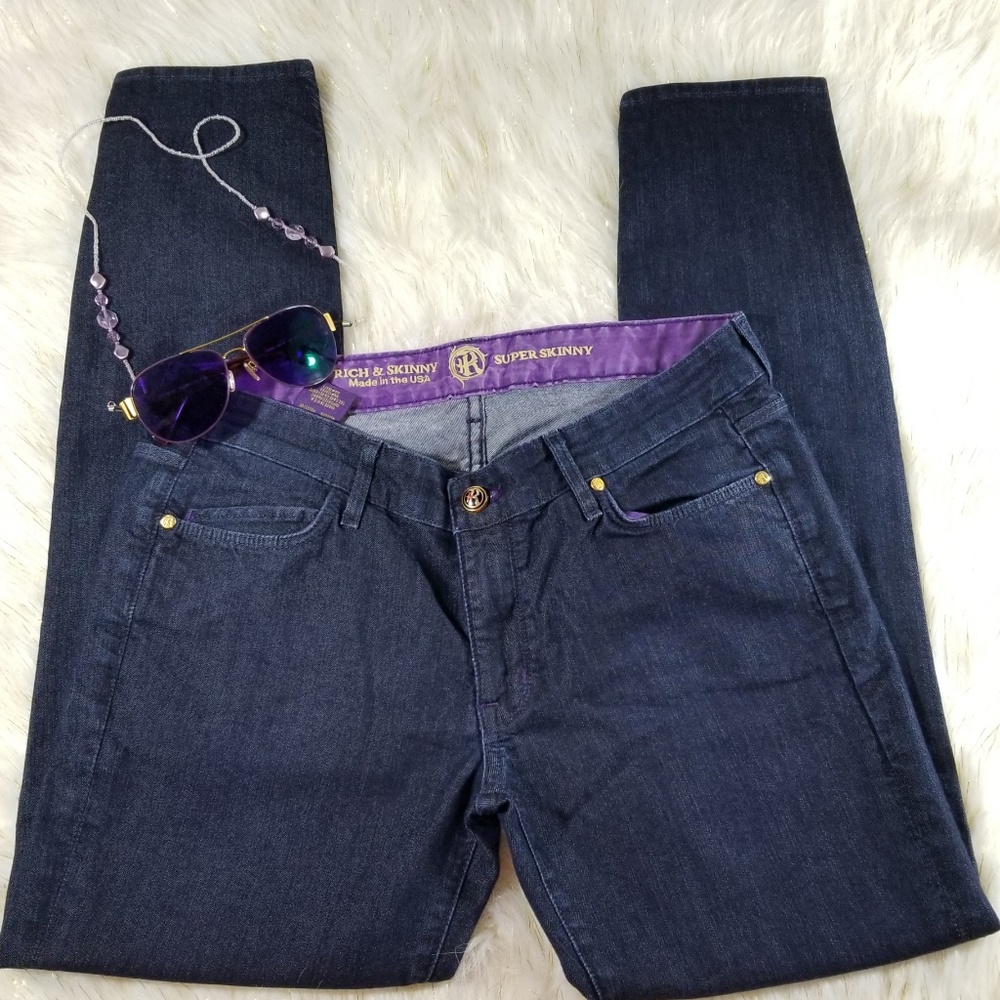 Rich and Skinny Dark Wash Jeans,  size 30